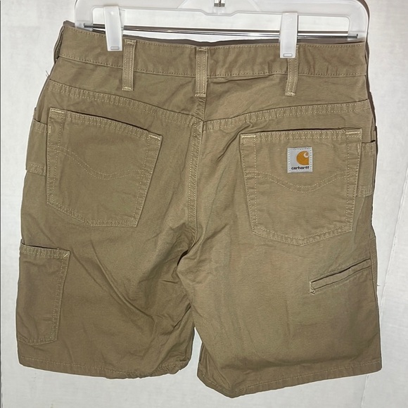 Carhartt Tan Cargo Shorts Classic Casual Design - Picture 3 of 5